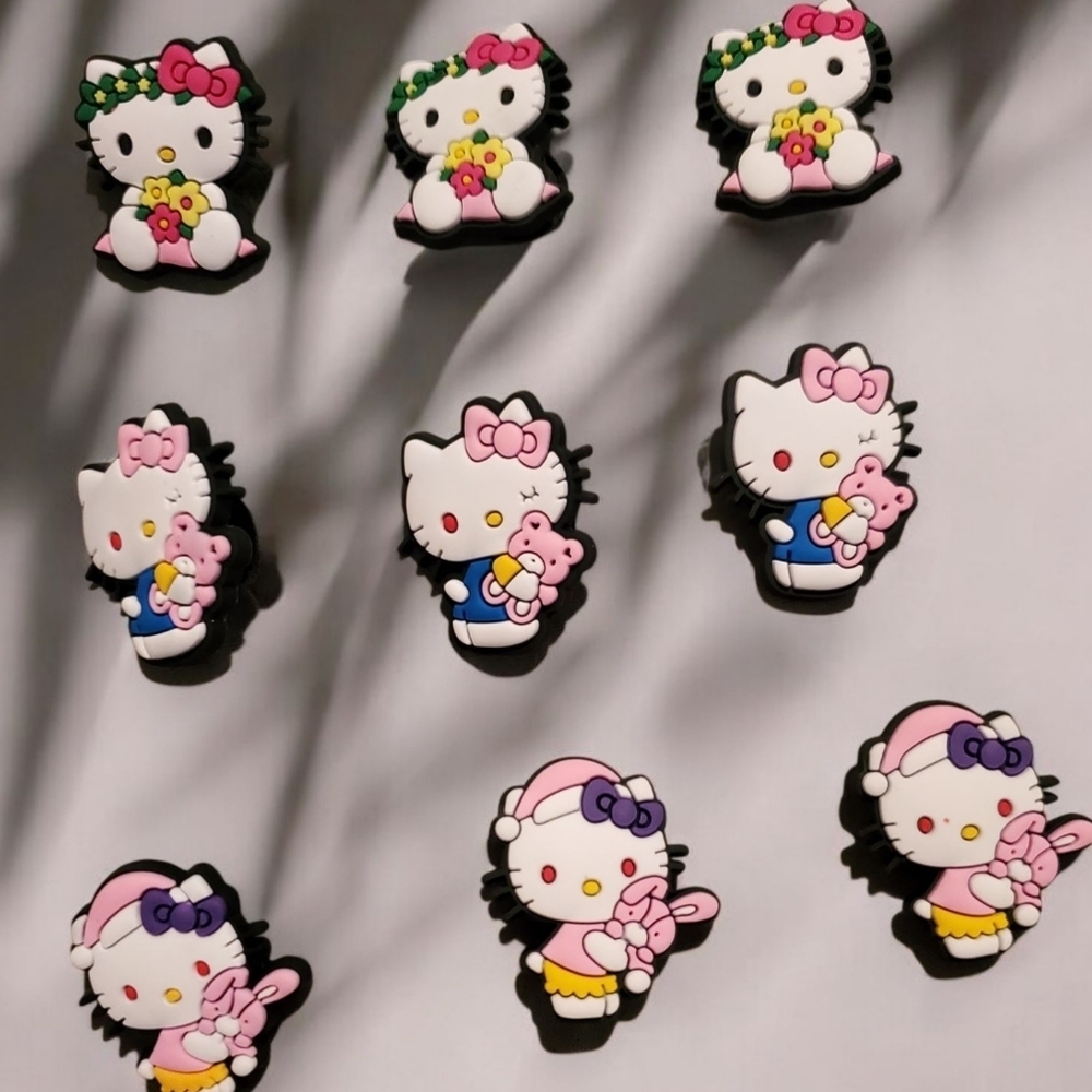 Hello Kitty Croc Charms
